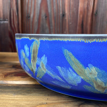 Load image into Gallery viewer, Low wide serving bowl 12” across

