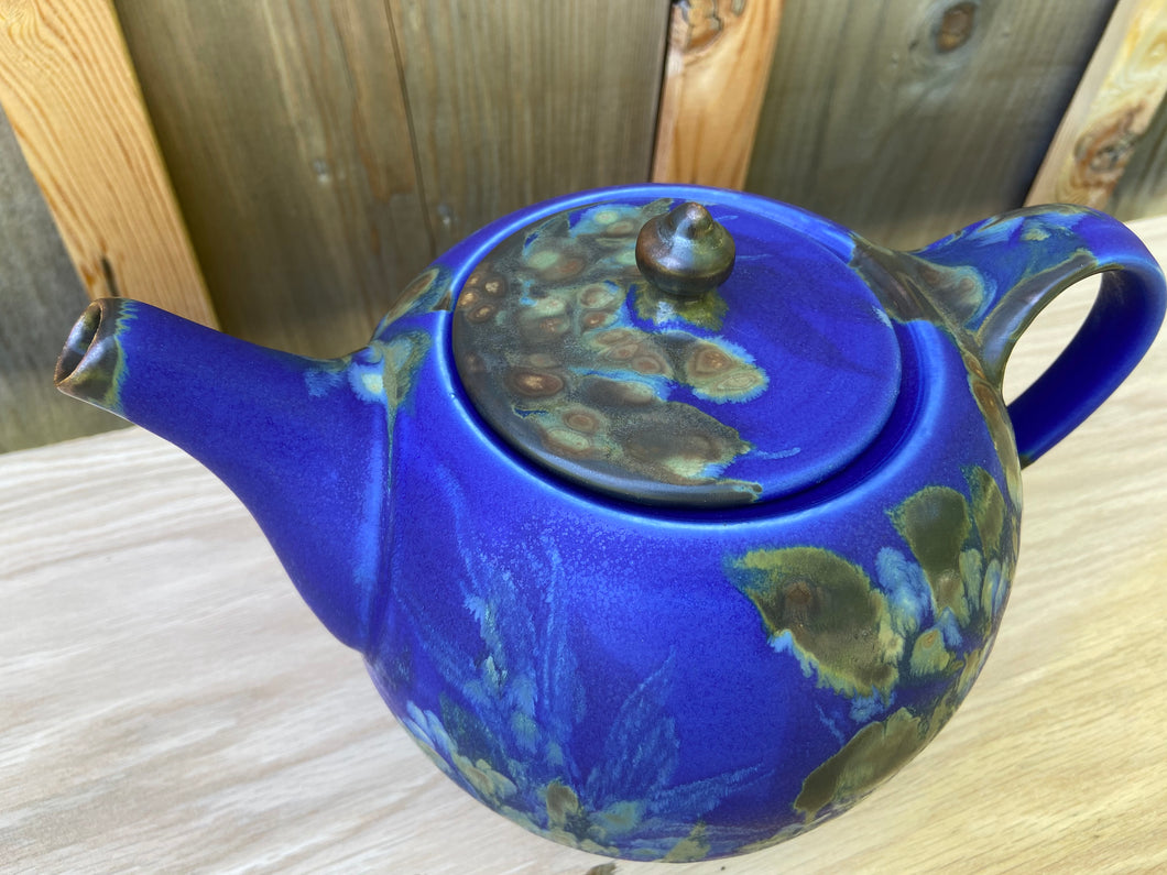 Tea pot Blue