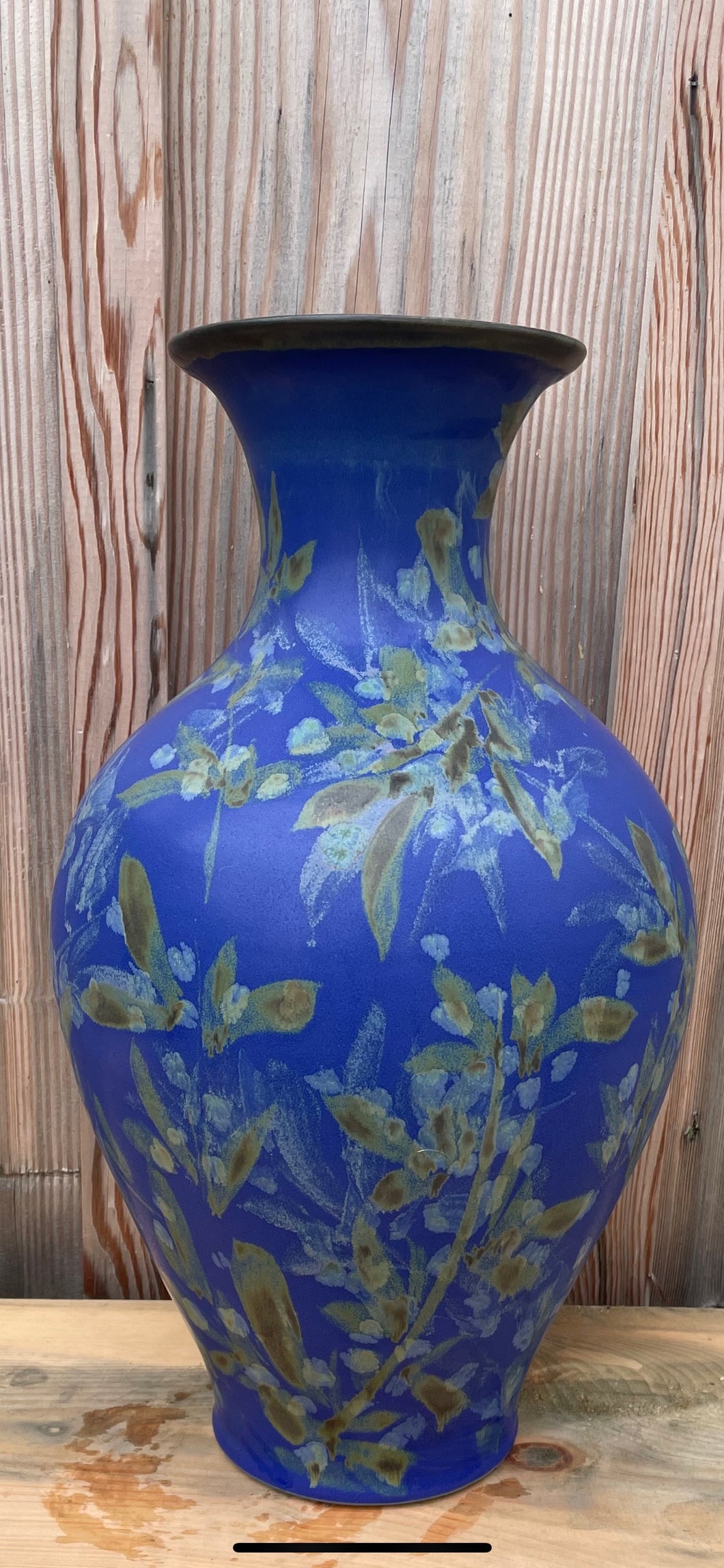Tall floor vase